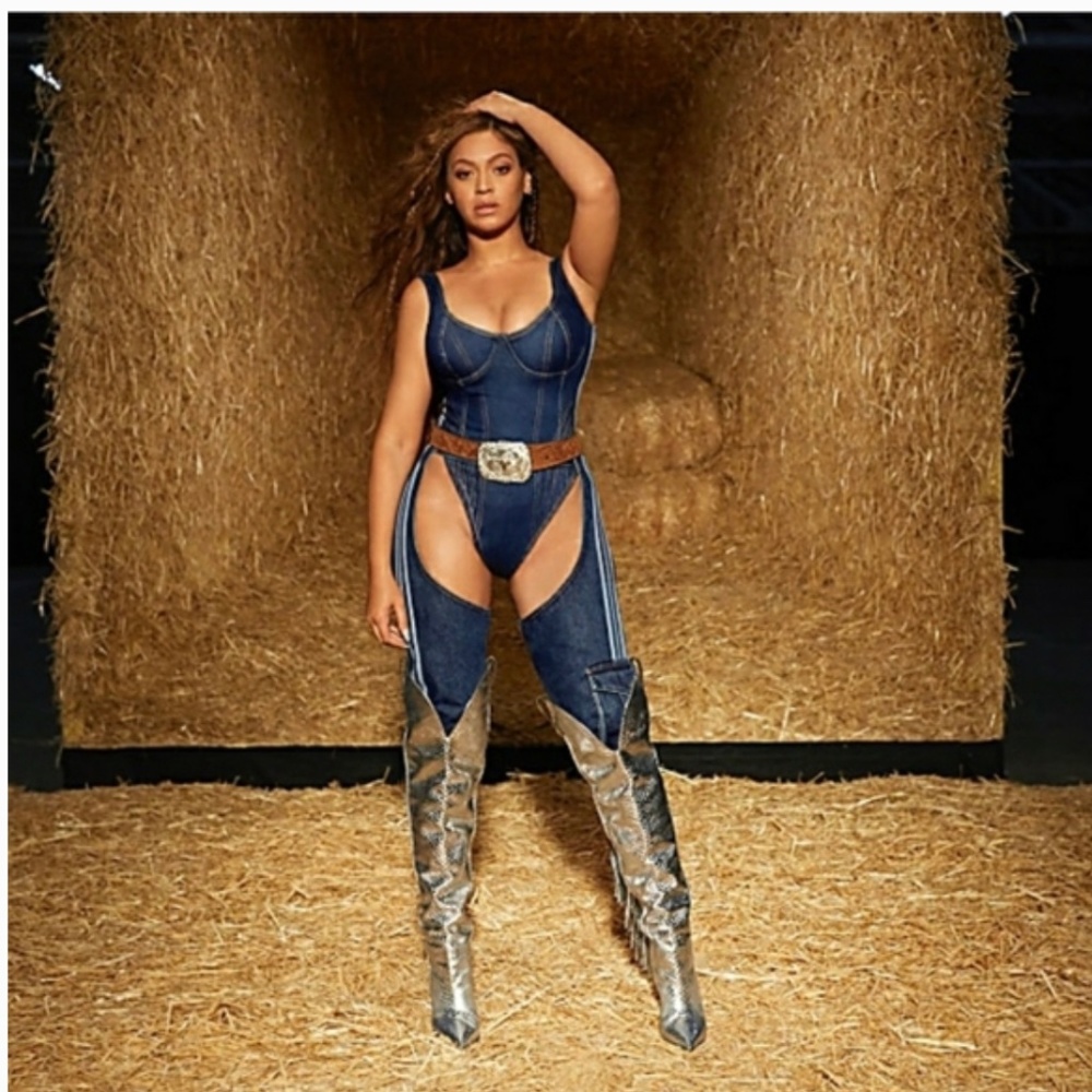 Ivy Park Denim Bodysuit 3XL